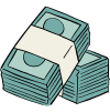 money showing the savings of solar pv
